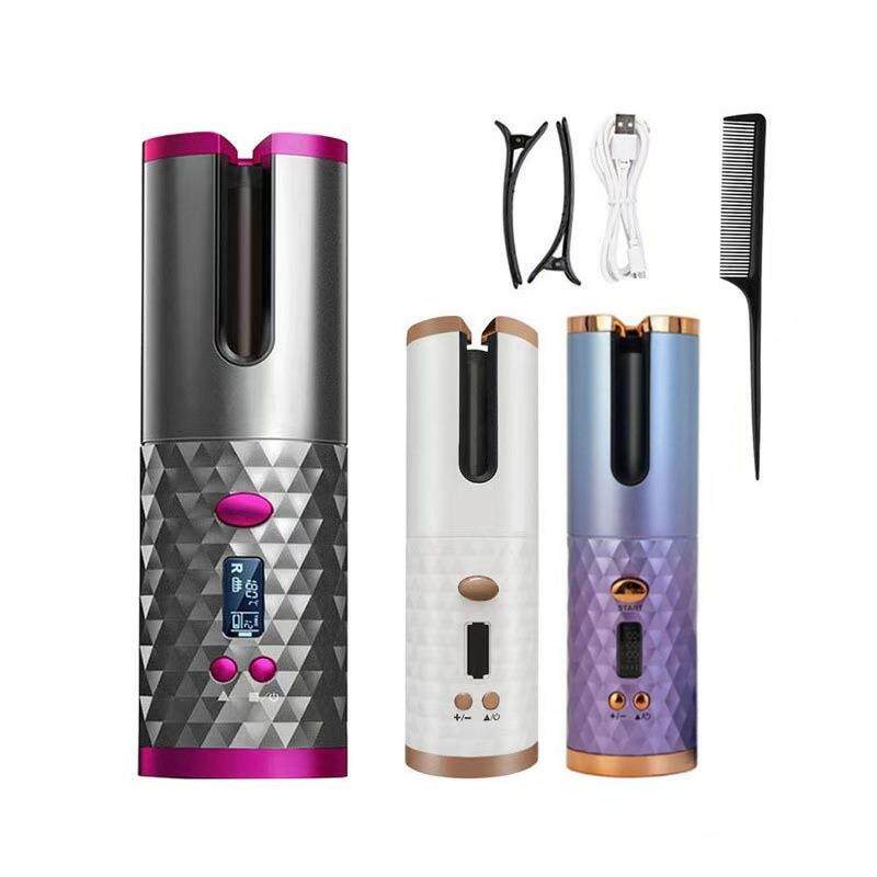 自动卷发器 USB充电自动卷发器 便携式充电款自动卷发棒
