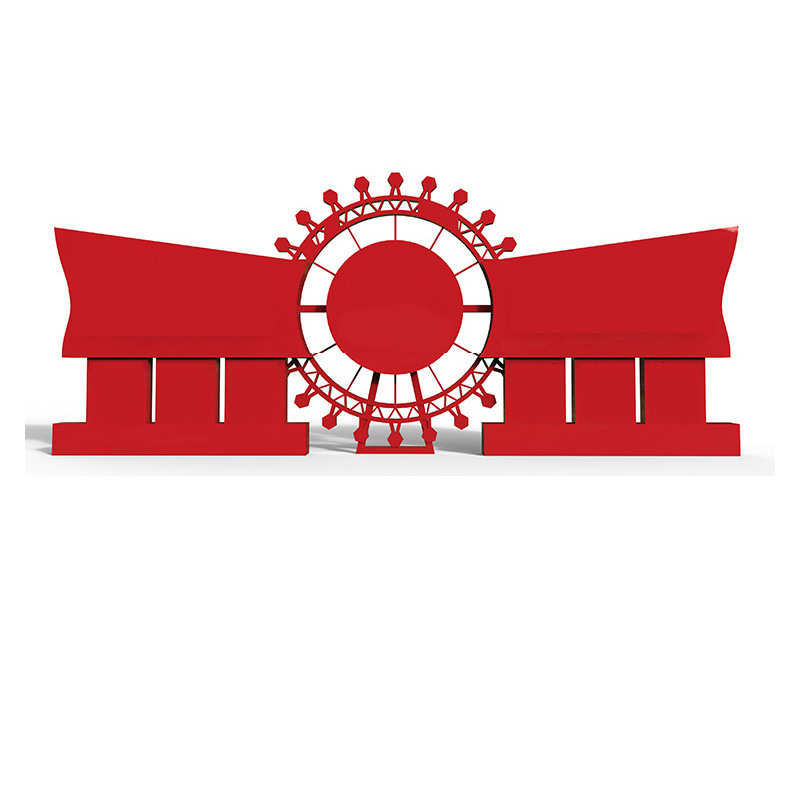 户外景观小品厂家制作户外城市景观雕塑核心价值观牌广告牌宣传栏