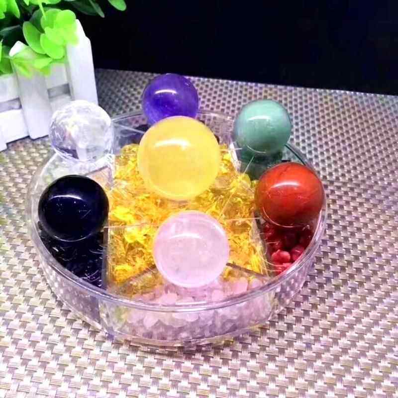 厂家天然星阵水家晶球摆件七七ZTY球摆件水晶球摆彩件居办公摆件
