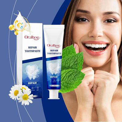 Oralhoe Gentle Cleansing Toothpaste - Mildly cleans dirt, ca