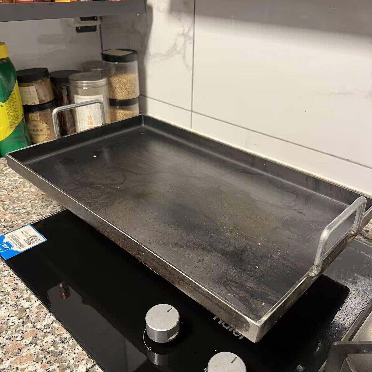 商业烧烤摊位铁板烧板铁板烧铁板烧铁板烧冷面条街头小贩烤豆腐气,厨房/烹饪用具,烧烤盘,淘宝优惠券,粉丝福利购,淘宝优惠卷