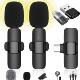 麦克风领夹式 降噪麦手机话筒 收音麦器直录音设备夹领式