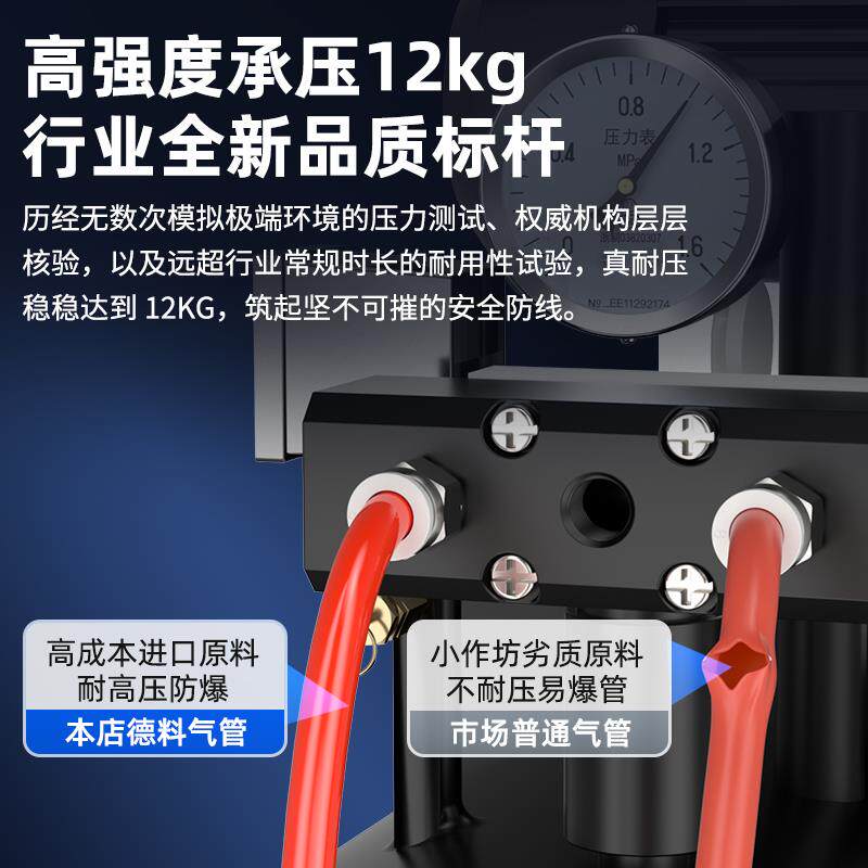 气动PU气管软管空压机气泵高压4/6/8/10/12/14/16mm防爆耐高温管