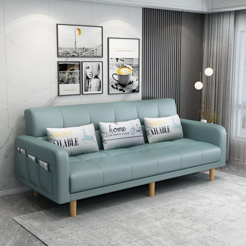 新款布沙发两用沙小无品牌/户型折叠沙发床懒发人沙发可艺躺可床