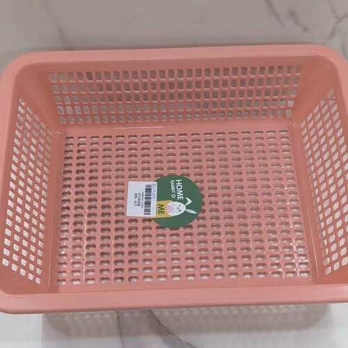 New Thickened White Plastic Storage Basket for Kitchen, Come
