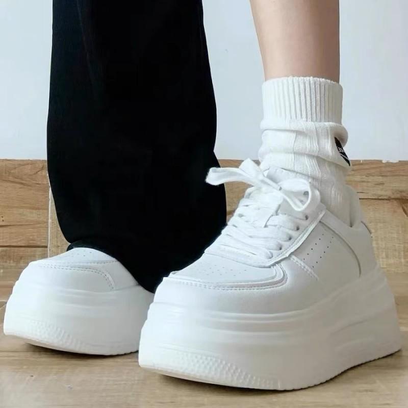 休闲鞋厚底增高学生小白老爹鞋