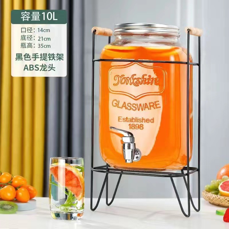 厂家直销果汁酵素饮料龙头冷水壶