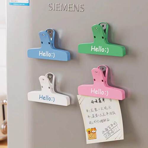 The organizer recommends magnetic sealing clips that can be