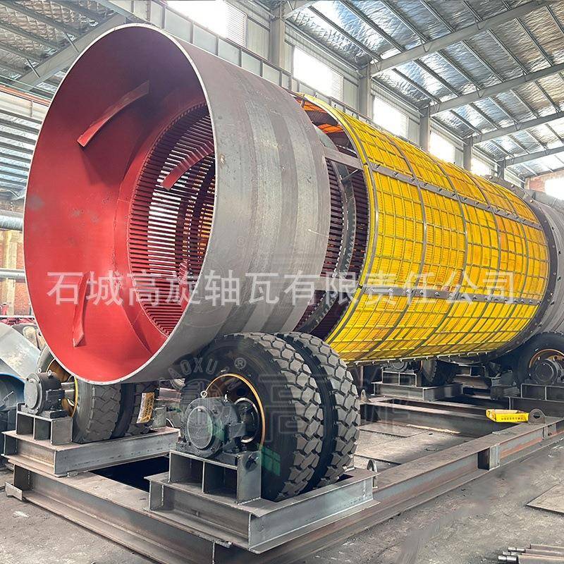 移动式圆筒淘金设备石英石破碎清洗圆筒筛鹅卵石圆筒洗矿机