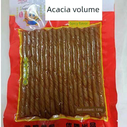 13克传统的金合欢0卷麻辣豆筋经典流行怀旧豆皮麻辣条办室休公闲