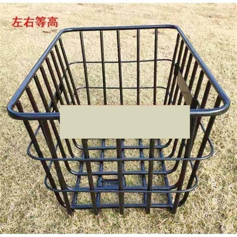 载重王车筐前置大号加粗电动车筐加厚无盖结实电动车拉货筐自行车
