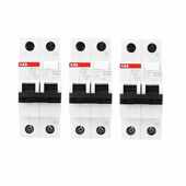 0.03 ABB漏电断路器GSH202 C63 2P小型漏电开关10A16A20A32A40A