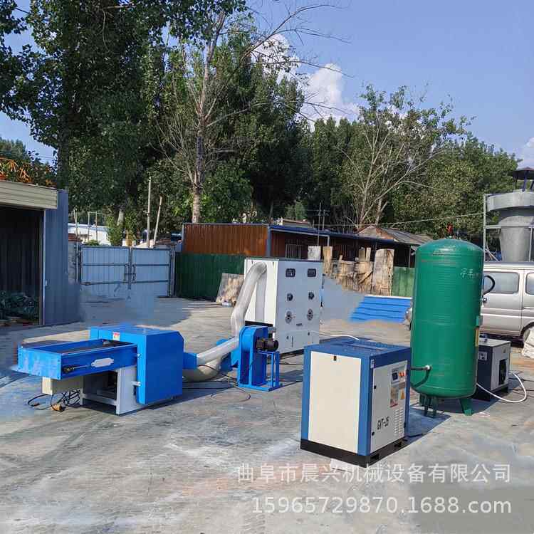 懒人沙发填充机 抱枕U型枕填充机 碎海绵枕芯填充机