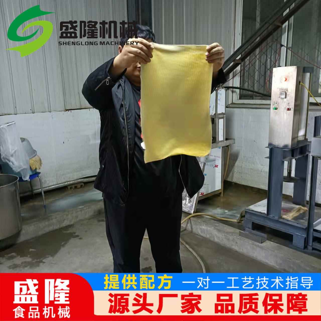 100型不锈钢干豆腐机 大型干豆腐皮机械设备 素鸡生产机器