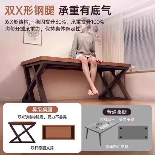 桌家用桌办公室电桌餐饮烧烤子shanshan小吃商用脑桌出租房经餐济