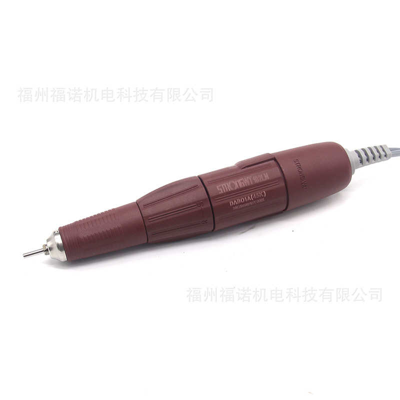 跨境低噪音小型电动碳刷美甲打磨机手柄替换配件指甲笔式磨甲机