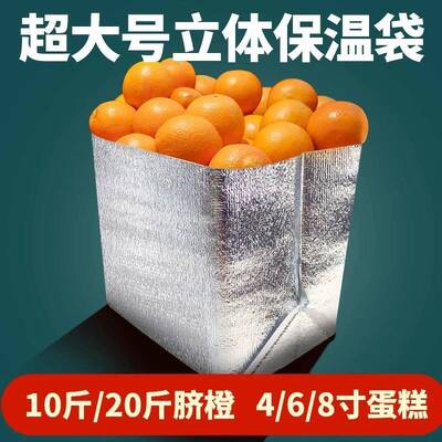 泡沫箱立体保温袋铝箔外卖打包快递专用水果生鲜海鲜泡沫箱冷藏袋