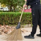 竹扫把扫帚户外园林竹子家用老式 笤帚加长扫马路庭院环卫大扫把