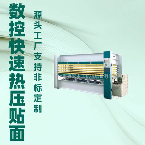 电子PI膜铜片材料压贴热压机台面尺寸2.5米压力160T温度200度可定