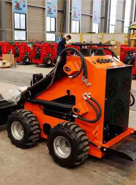 拓工厂轮式海油滑移装出载机 口欧洲燃多属具家SGI用室内搬运车