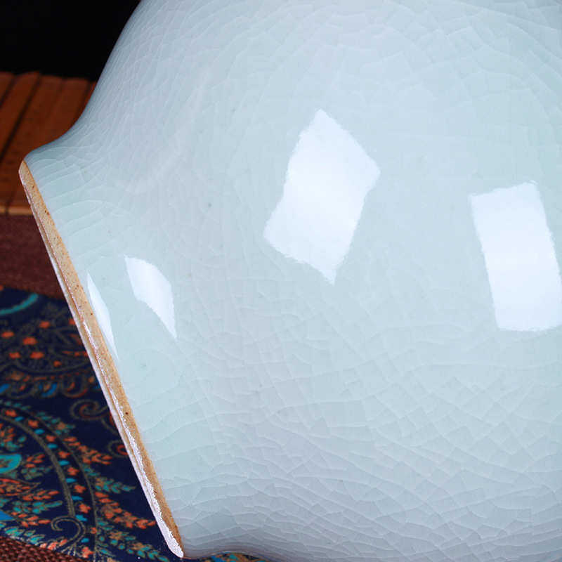 景德镇陶瓷工艺品 批发仿古开片葫芦瓶 陶瓷花瓶时尚葫芦摆件批发,家居饰品,花瓶,淘宝优惠券,粉丝福利购,淘宝优惠卷