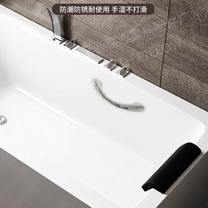 ISO 认证 304 不锈钢实心浴缸扶手300 磅承重工厂直供酒店家用