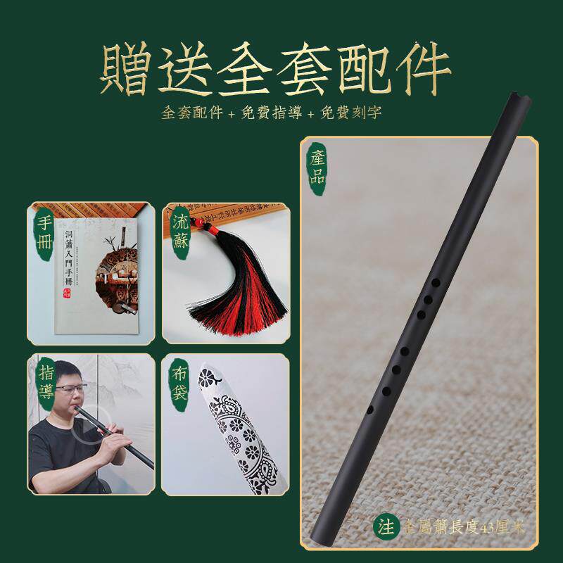 高档迷你短CD调乐八孔苦竹洞箫红木金属玉箫萧器成人初学古小风乐