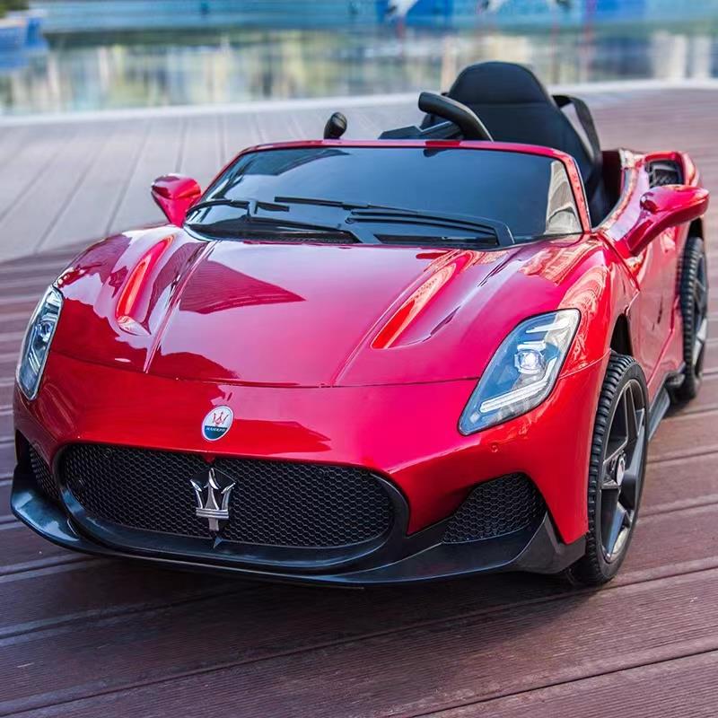 正品玛莎拉婴儿童电动汽车可蒂坐人宝宝小孩四轮控遥岁玩具跑车周