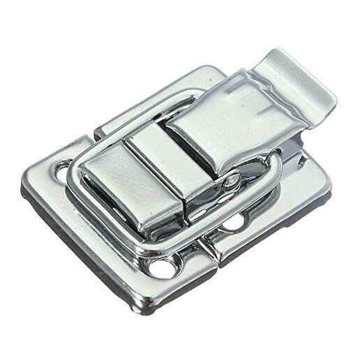 Metal snap finish Suitcase suitcase lock 30x43mm Silver