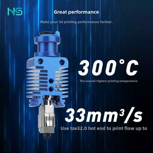 TZ-Ender3 2.0新款热端挤出头套件Ender3/CR10/Voron3D打印机配件