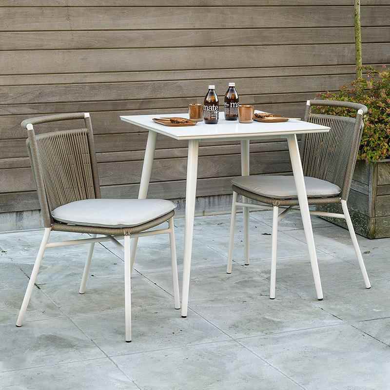 户外沙发创564意露藤编家具花园高档休别墅台阳房防晒简约风闲组