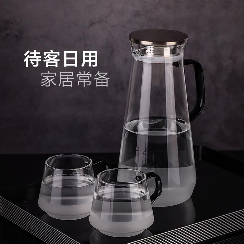英国ORTOR玻璃水壶大容量凉水壶家用热水茶壶凉白开水壶水杯套装