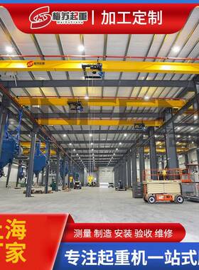 上海2吨欧式单梁起重机LD桥式行吊5T行车1吨车间用单梁桁吊