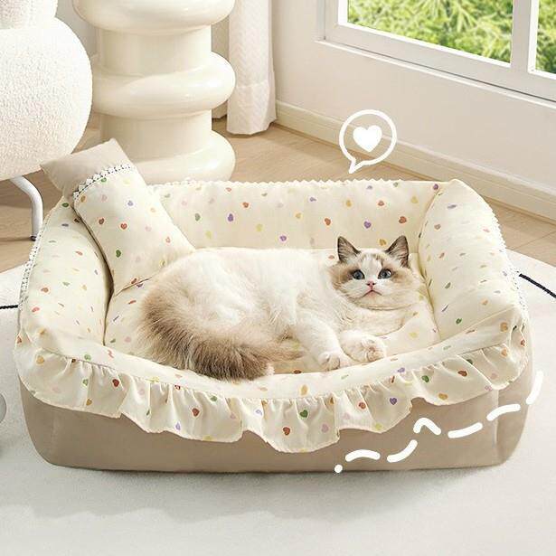 猫窝四季通用安全感多猫家庭睡觉的狗床泰迪狗窝秋冬保暖跨境