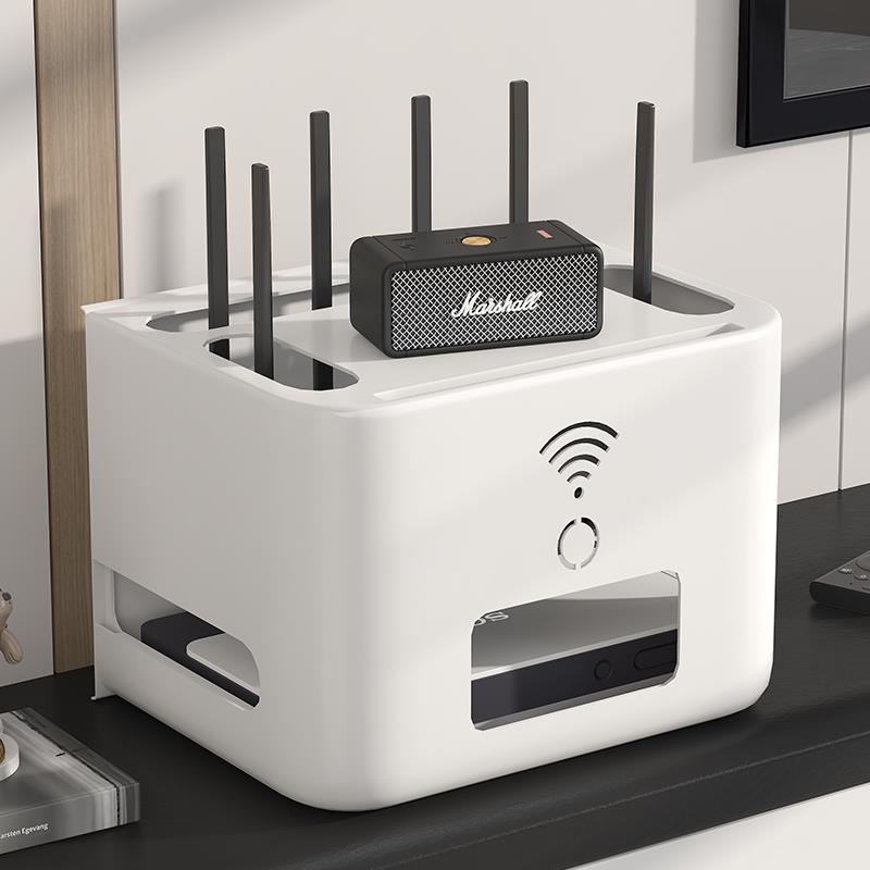 德式wifi无线路由器置物架电理线器/集线器/绕线
