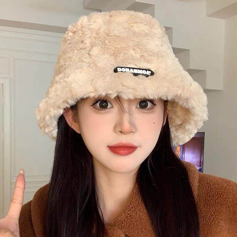秋冬季帽子女生女士爆款韩版保暖显脸小毛线针织渔夫帽冬帽女盆帽