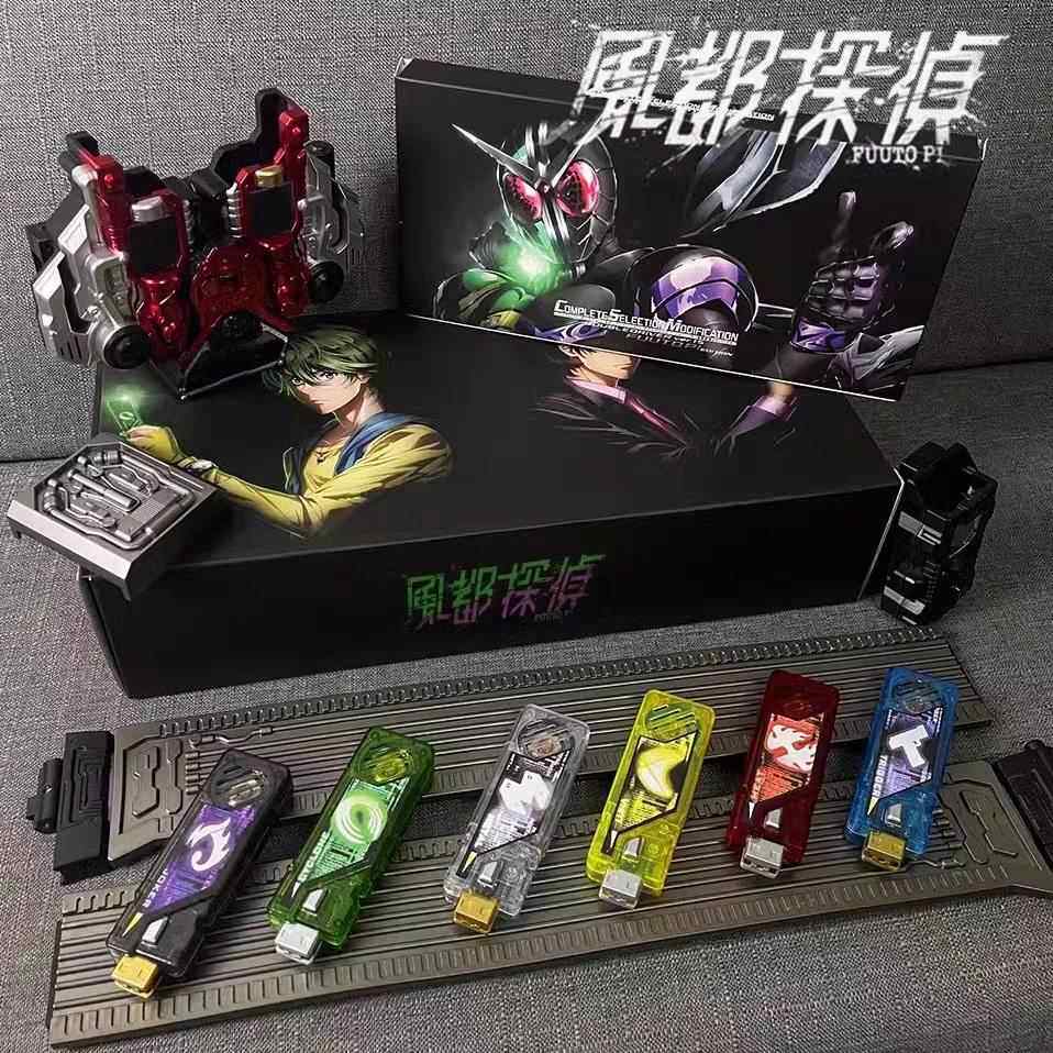 假面骑士w腰带csm双骑驱动器双活扣变身器可联动全套DX记忆体王牌图片
