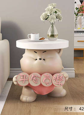 创意猫落地摆件客厅茶几托盘家居饰品床头柜招财开业新居乔迁礼品