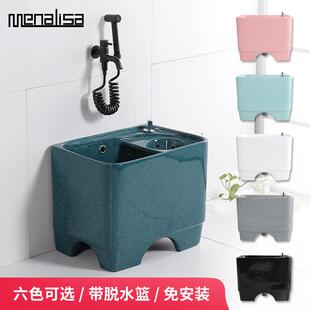 彩色拖把池家用阳台卫生间洗墩布帕带沥水2023新款户外庭院落地式