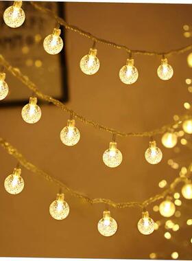 Led Crystal Ball String Lights Garland Christmas Fairy Light