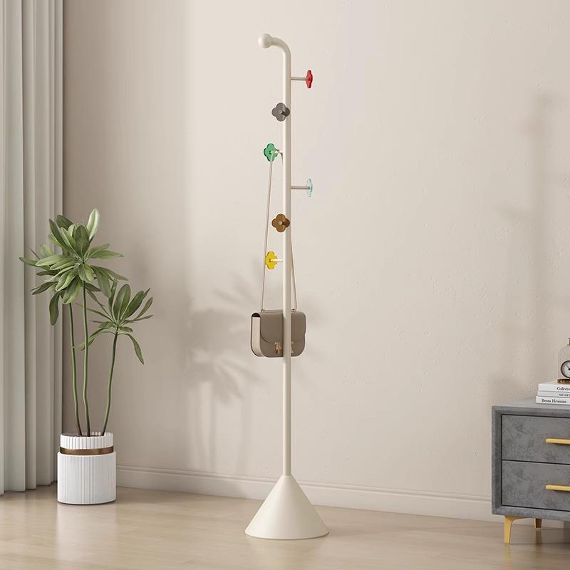 大理HED石衣架落约地卧室挂衣的架家用立式衣服架子简置帽物挂包