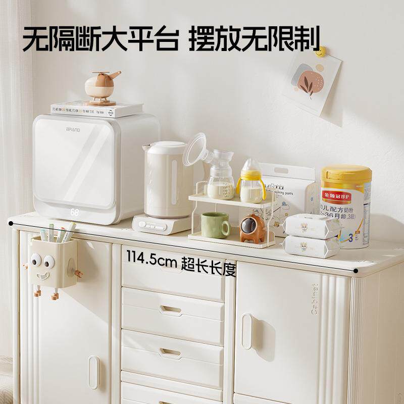 儿收童玩类具纳柜宝宝分置物收纳架斗柜婴儿储物柜喂养台衣一佐致