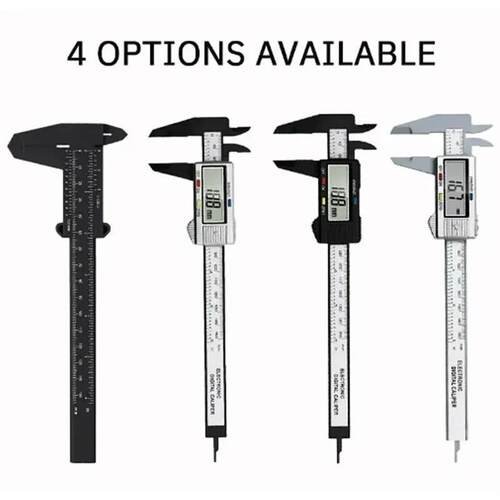1PCS Plastic Vernier Caliper Digital Display Caliper Mini Te