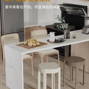 时简约塑家料尚凳子加厚用特可叠放摞叠久厚985坐舒服椅子高圆凳