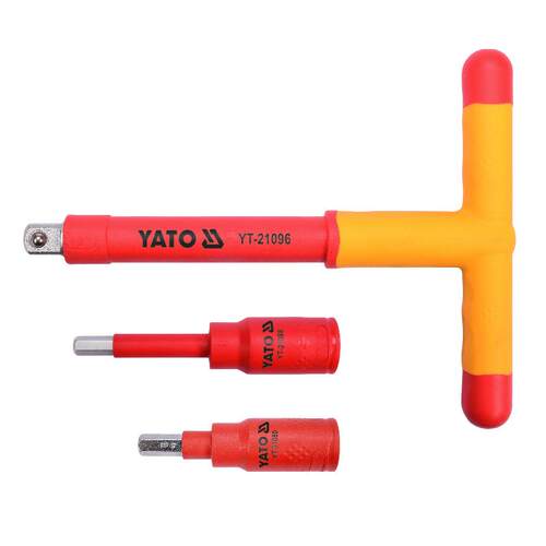 易尔拓(YATO)绝缘内六角套筒头VDE认证安全1000V批头旋具套筒