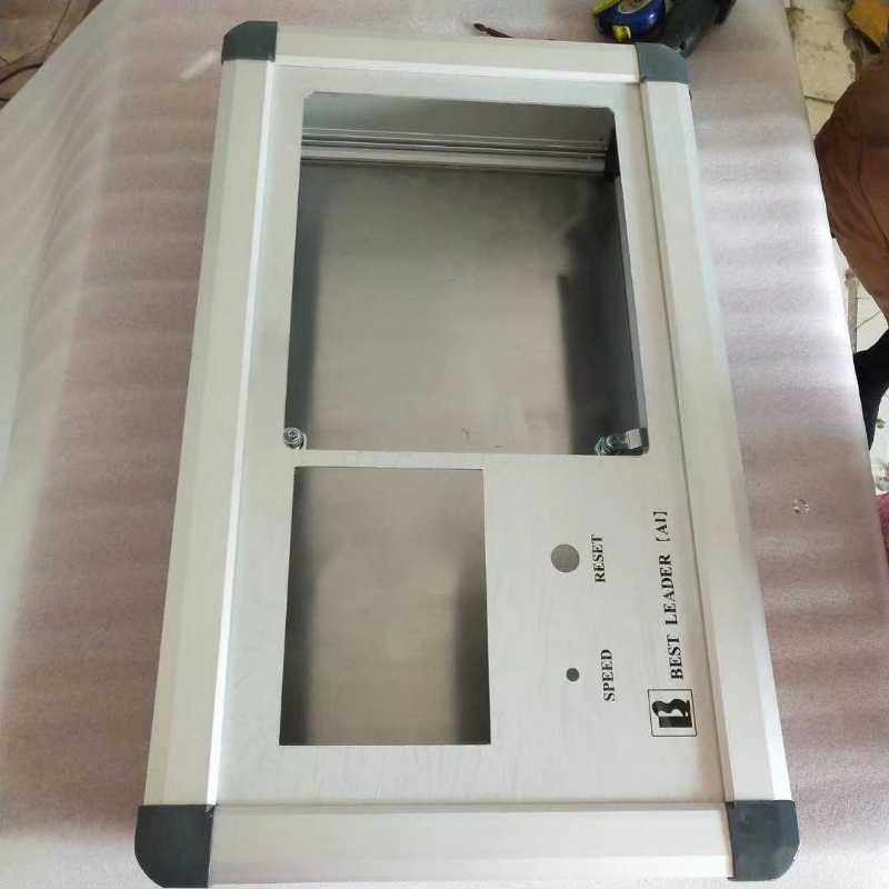 悬臂控制箱双箱体带键盘移动支架19寸机床操作箱旋臂触摸屏电控箱