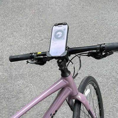专用凤凰自行车手机支架2024新款导航固定把立山地公路车配件大全