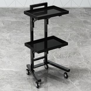 美发车发廊手推车杠车美容小推车理髲店烫染工具车不锈钢置物架车