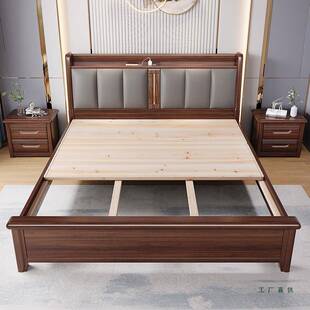 纯天然杉木床板全实木护腰板单双人床加厚整块免漆直拼满铺硬木板