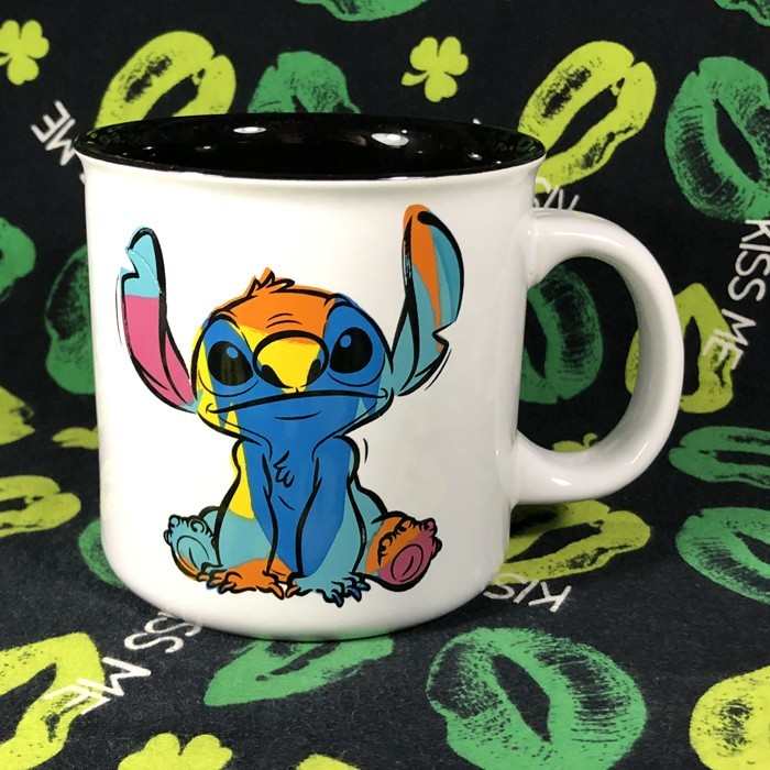 美国进口星际宝贝史迪奇史迪仔Stitch陶瓷水杯马克杯咖啡杯子周边